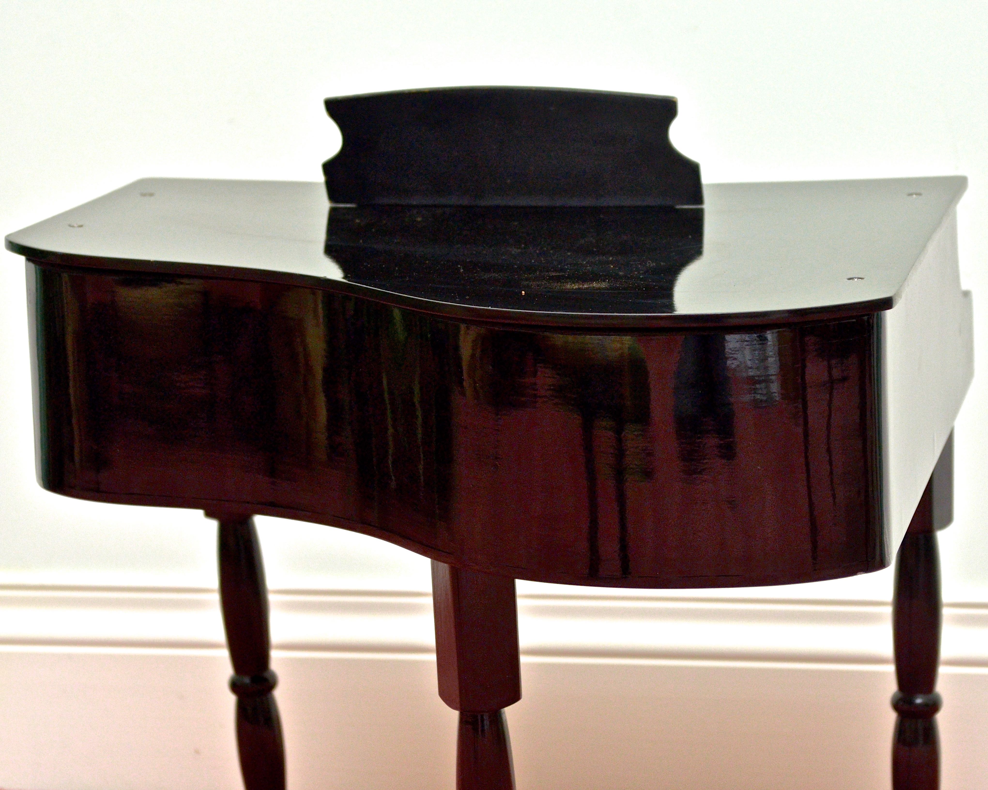 Kiddy Keys Toy Baby Grand Piano with Bench