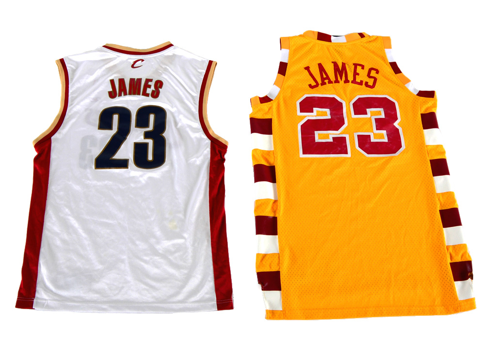 Two LeBron James Jerseys