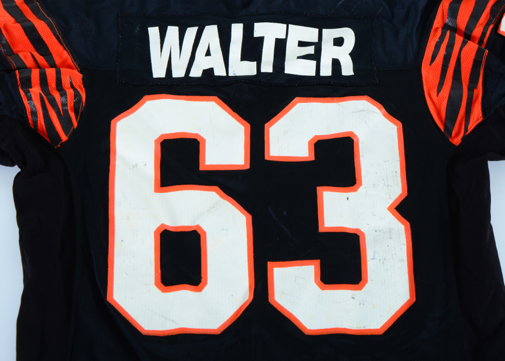 Joe Walter 1980s Game Used Bengals Jersey