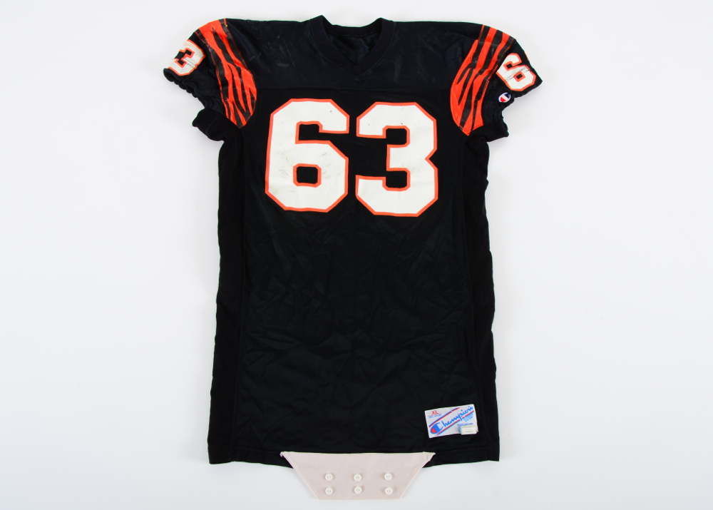 Joe Walter 1980s Game Used Bengals Jersey