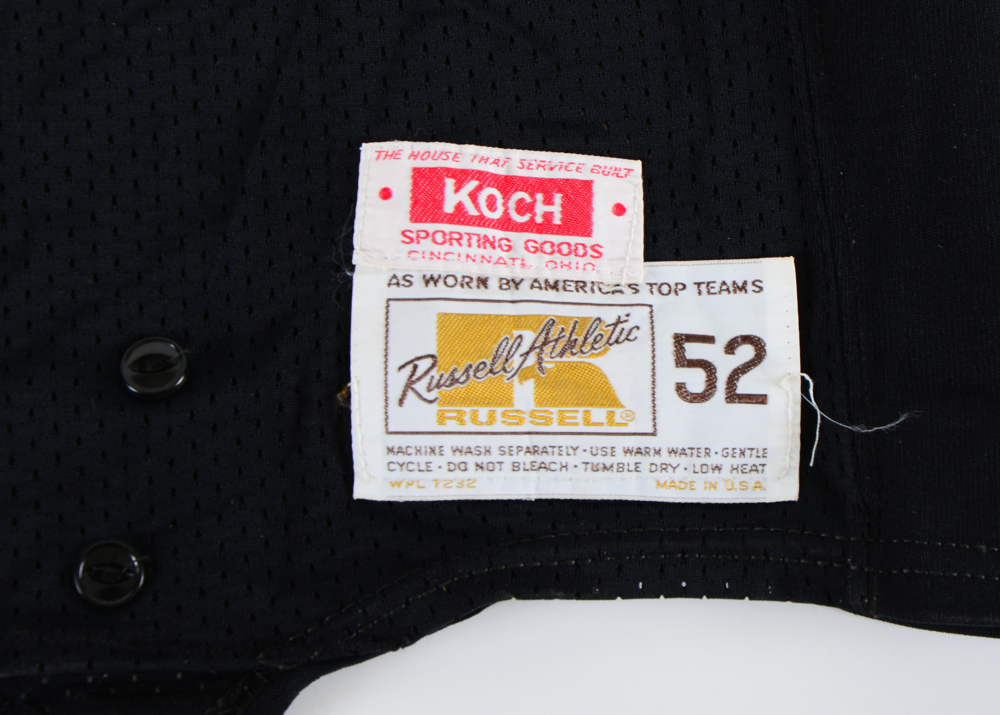 Max Montoya 1980s Game Used Bengals Jersey