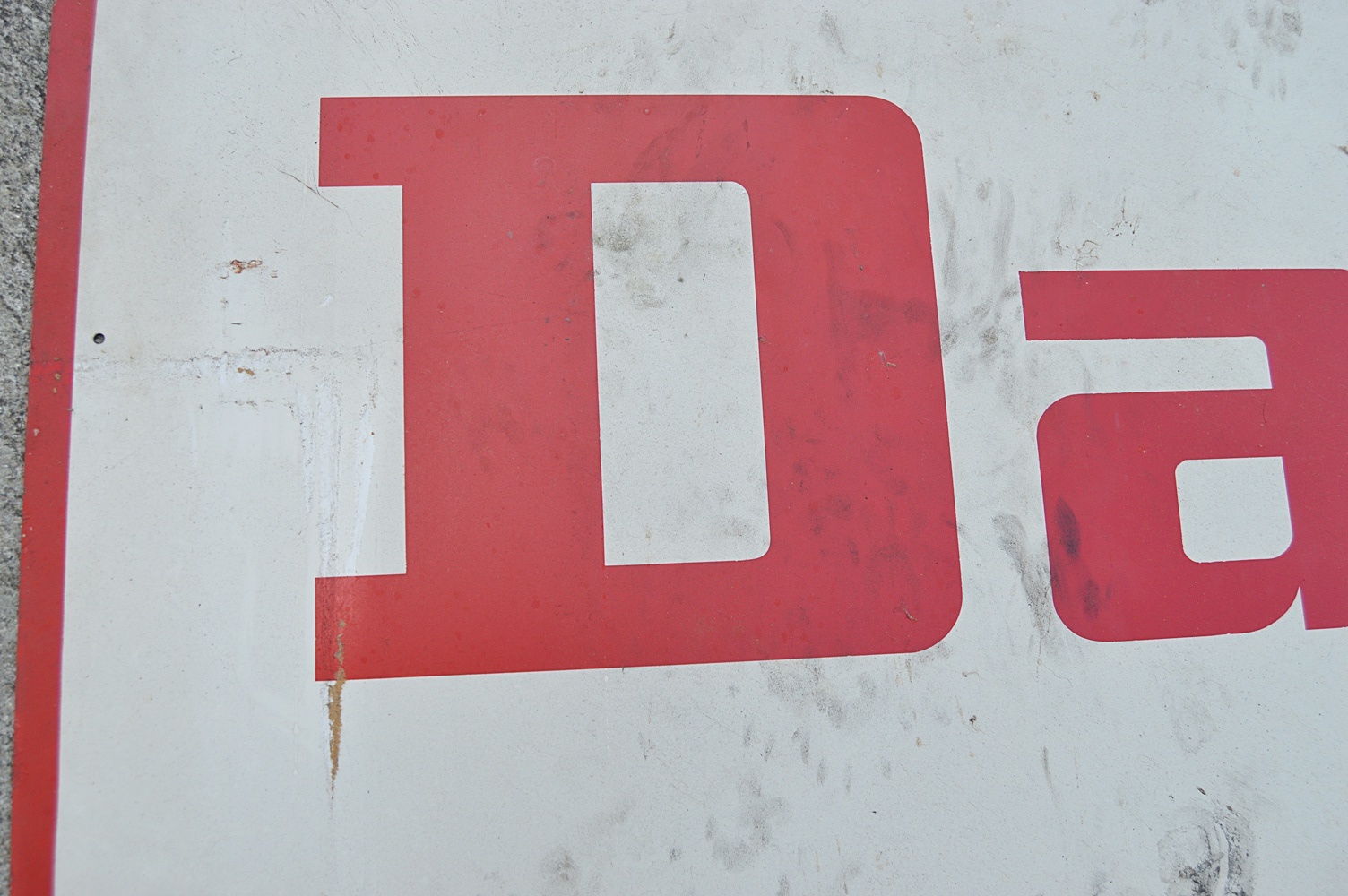 Vintage Dayton Tires Metal Sign