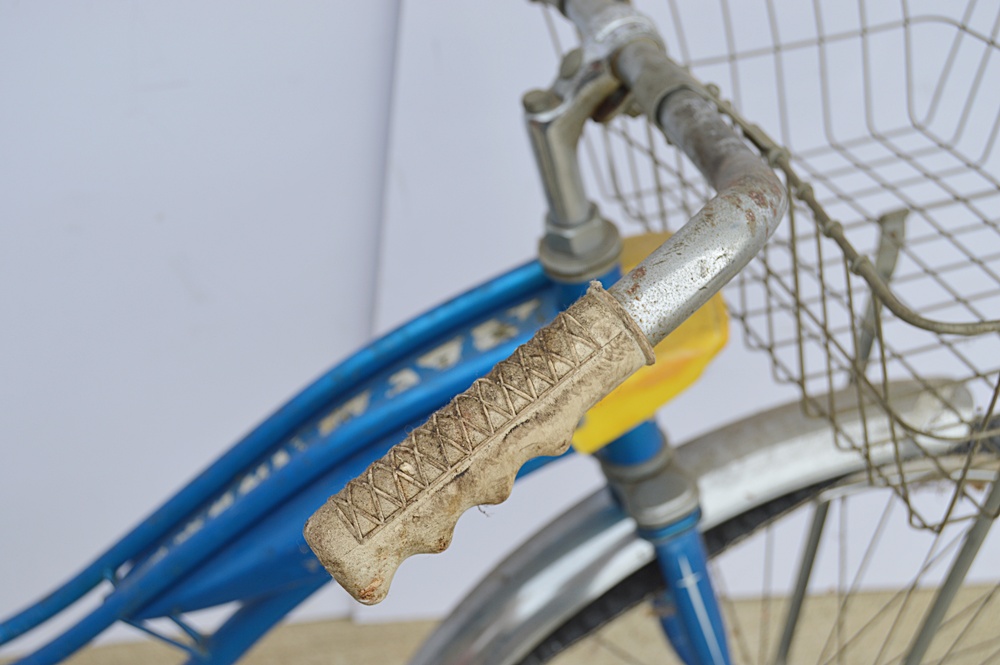 Vintage 1950's Huffy Galaxie Bicycle in Original Finish