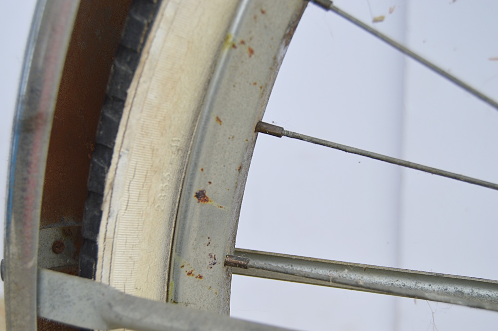 Vintage 1950's Huffy Galaxie Bicycle in Original Finish