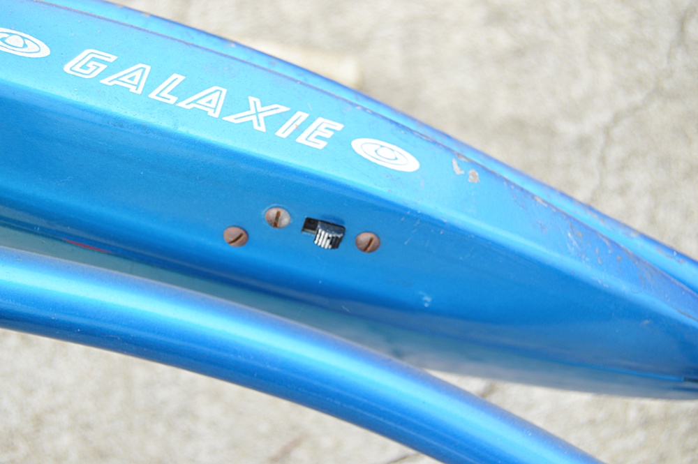 Vintage 1950's Huffy Galaxie Bicycle in Original Finish