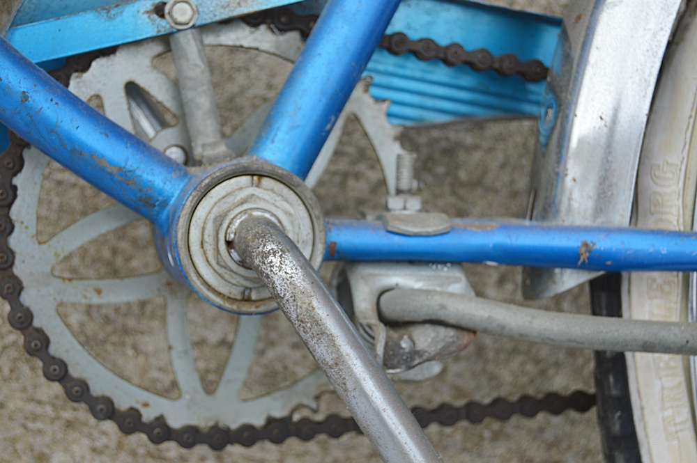 Vintage 1950's Huffy Galaxie Bicycle in Original Finish