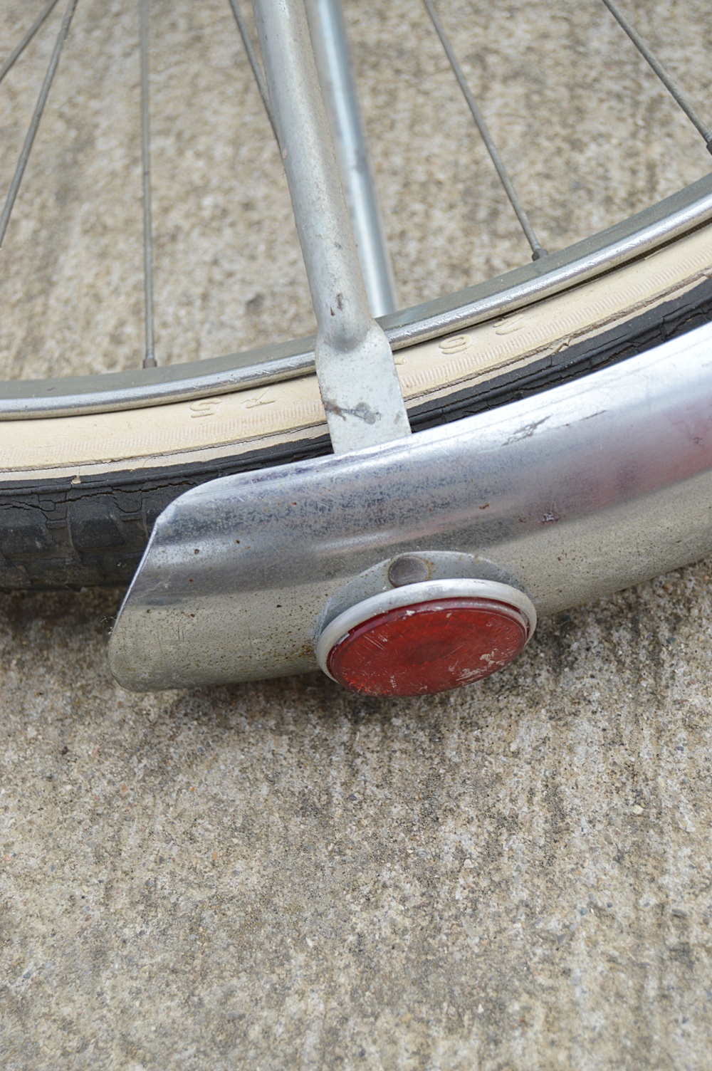 Vintage 1950's Huffy Galaxie Bicycle in Original Finish