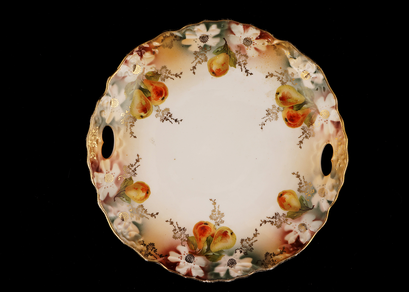 Gold Tone Rimmed Plate Collection