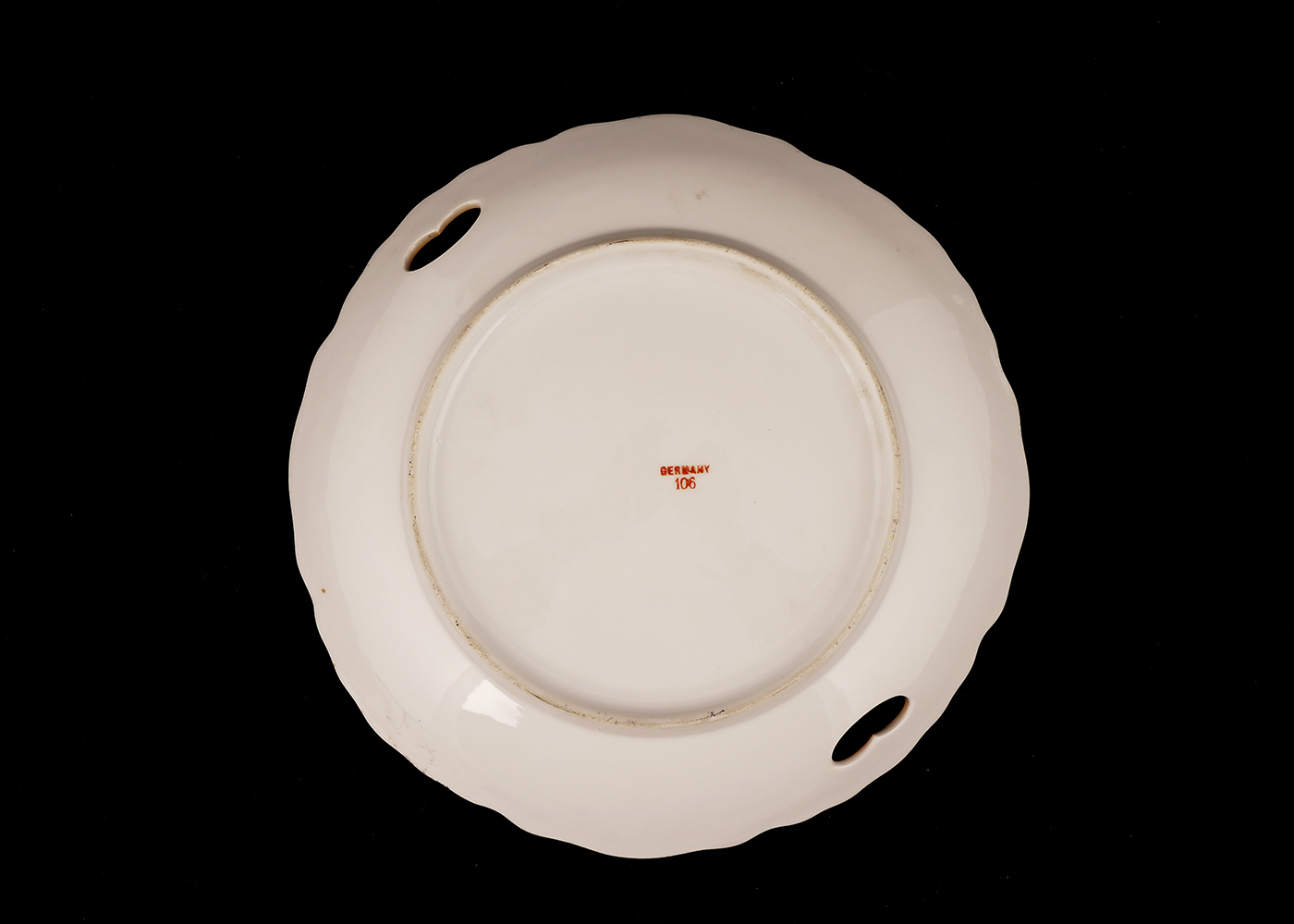 Gold Tone Rimmed Plate Collection