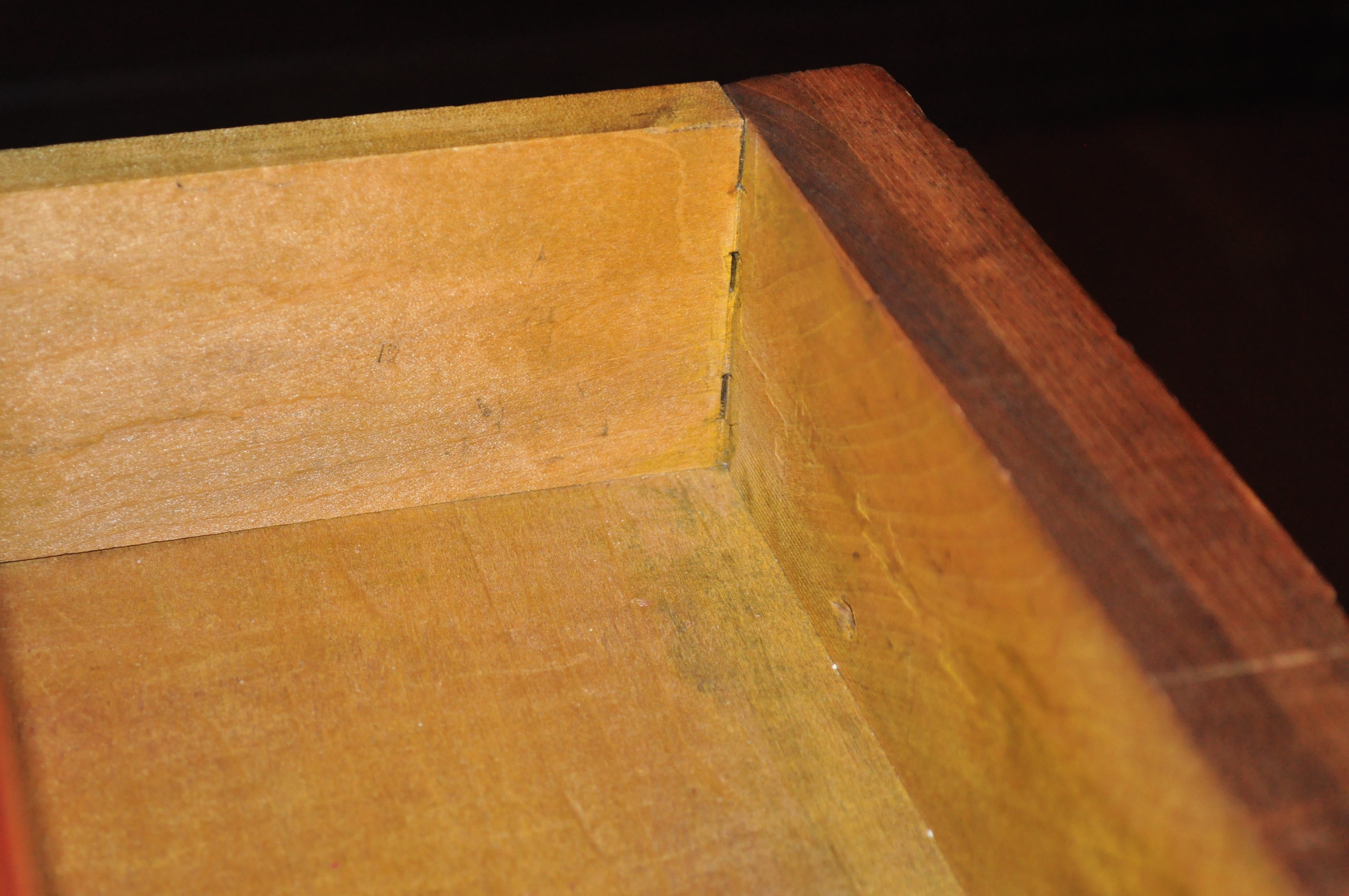 Antique Cherry Library Table