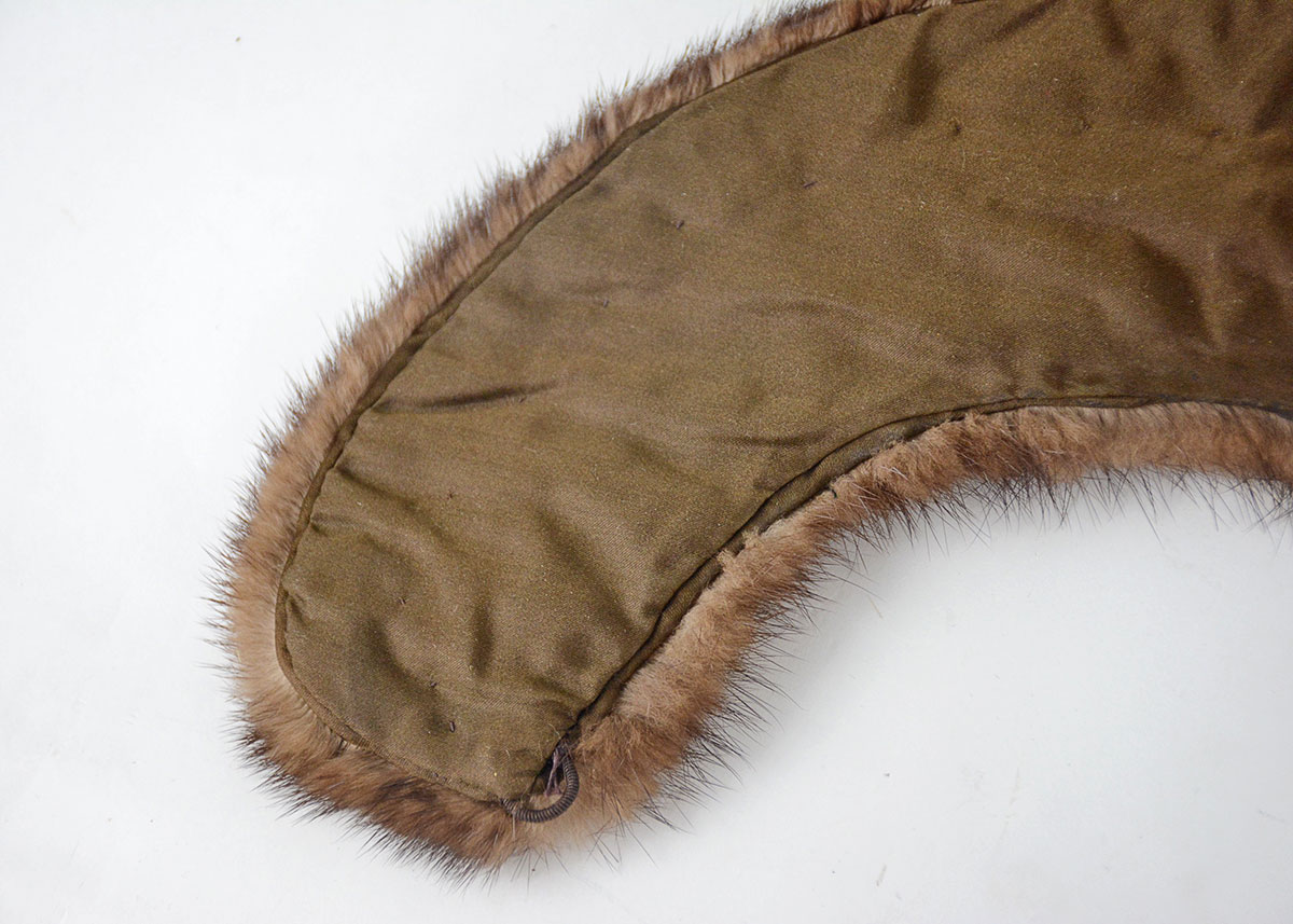 Golden Sable and Chinchilla Fur Scarves and Mink Peter Pan Collar