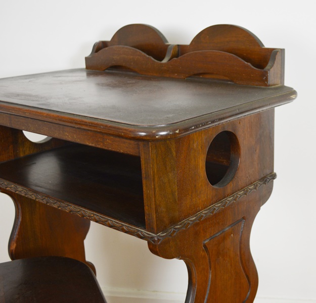 Davis-Birely Table Co. Walnut Telephone Desk and Chair