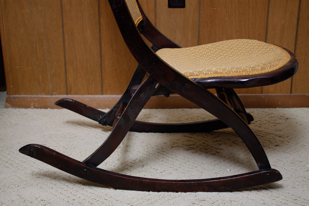 Vintage Rocking Chairs Folding and Rigid