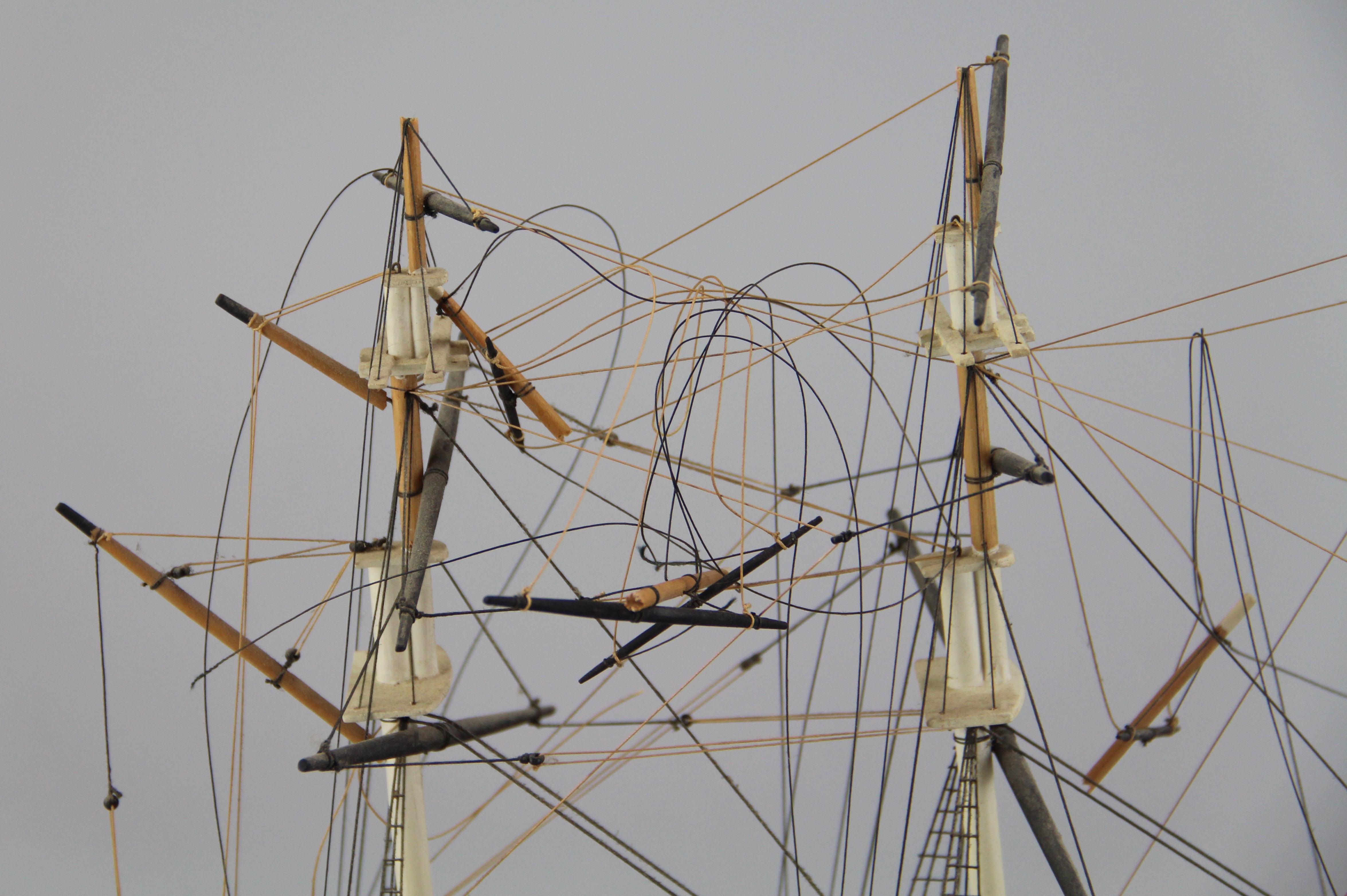 Red Jacket Wooden Model Ship