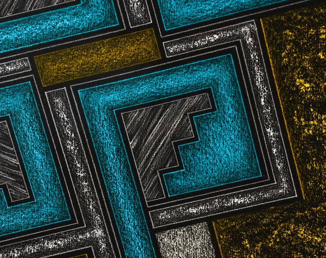 Joe Maktima Original Prismacolor Drawing "Sweet Nowhere"