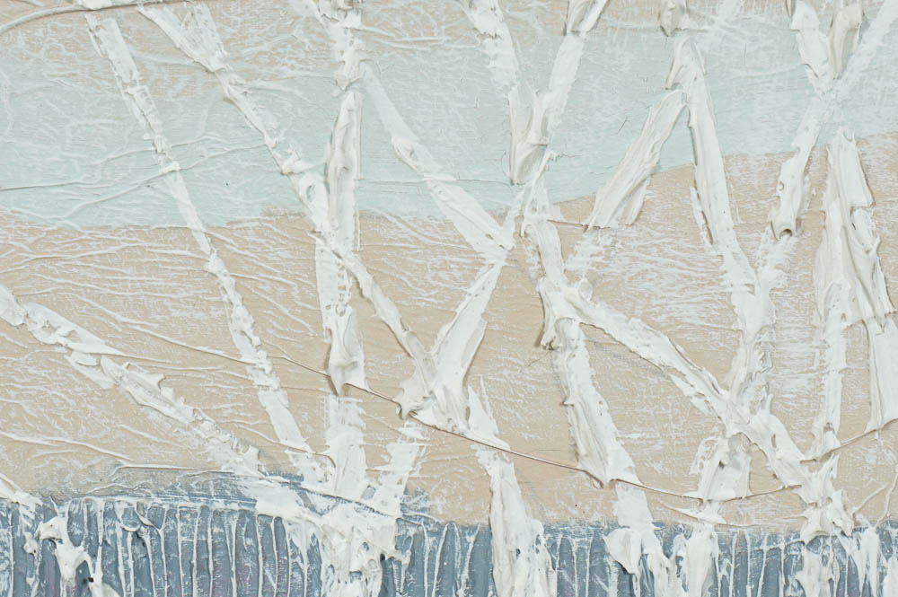 Textured Oil on Canvas Piece Signed by Ferrante