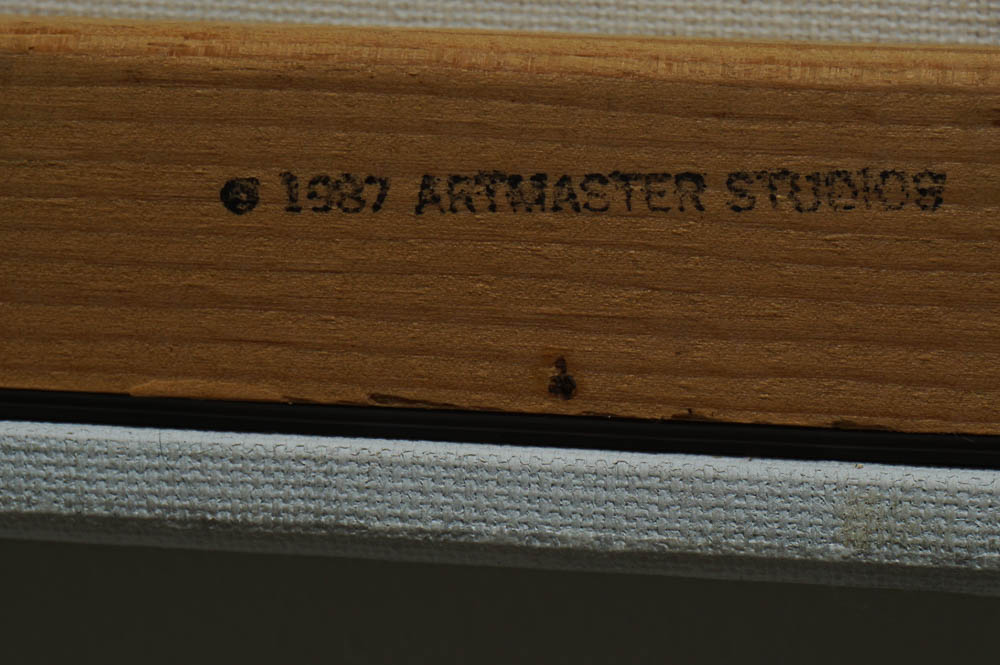 Textured Oil on Canvas Piece Signed by Ferrante