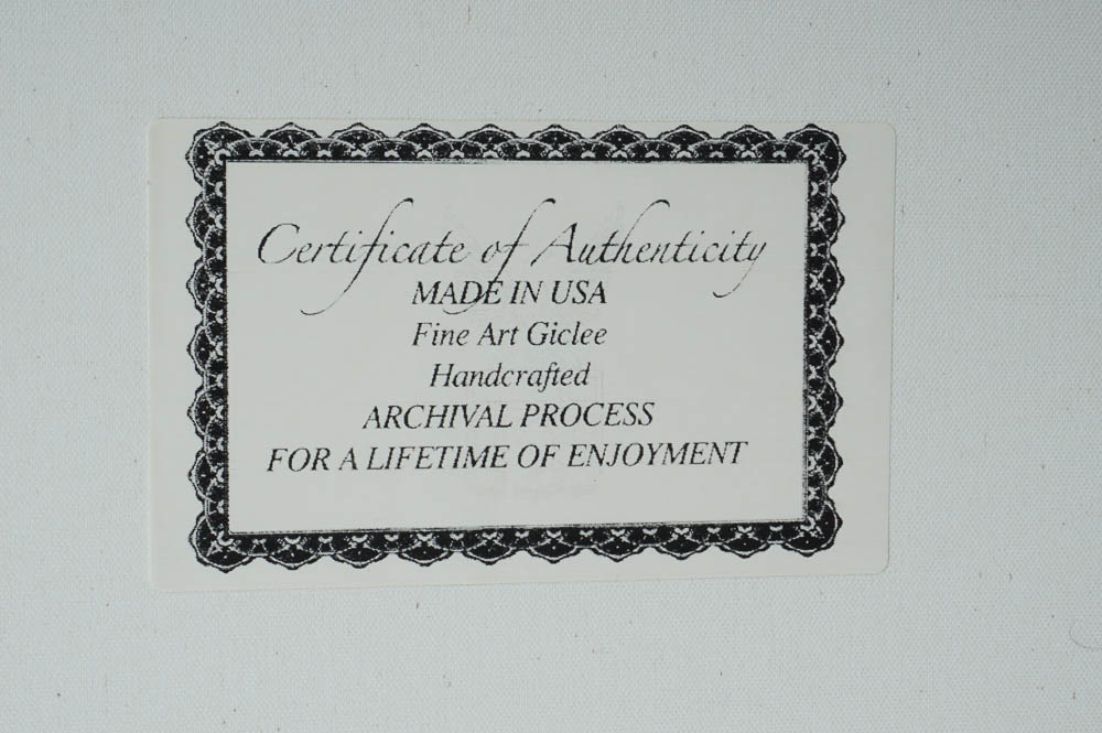 Abstract Giclée on Canvas