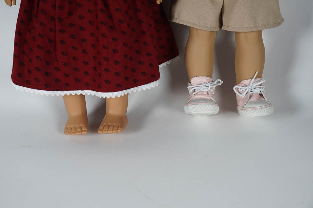 American Girl Dolls Kit and Samantha with Accessories