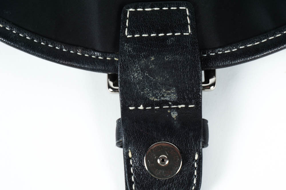 Coach Black Satin Backpack