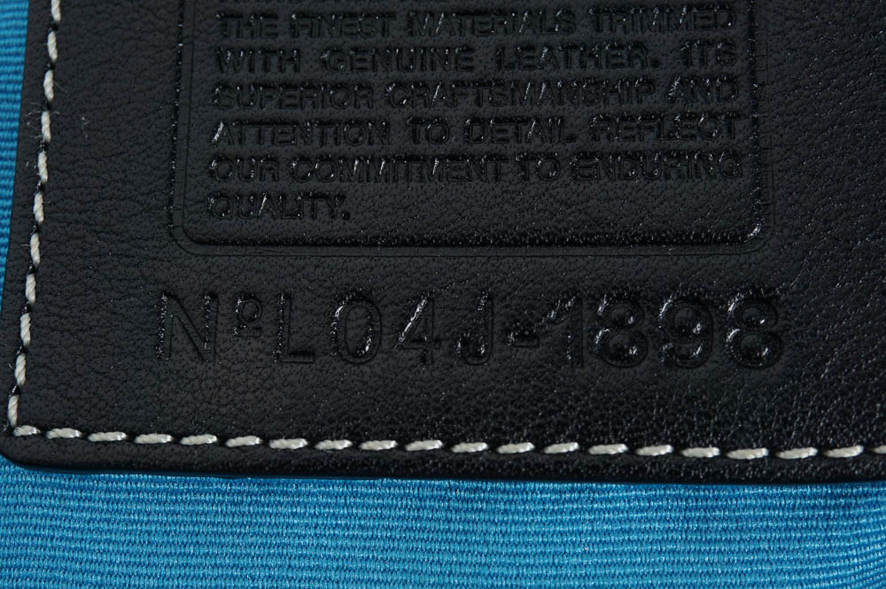 Coach Black Satin Backpack