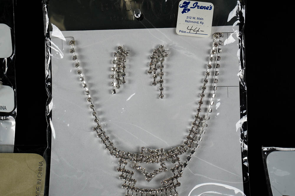 Sparkling Costume Necklace and Earring Sets
