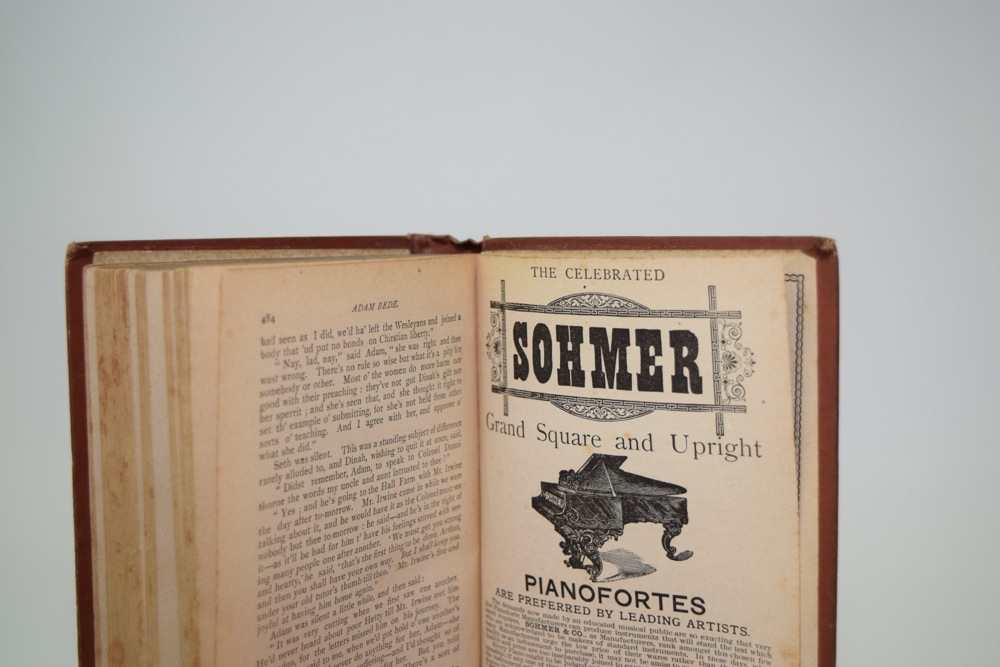 1885 Caxton Edition of George Eliot's Adam Bede