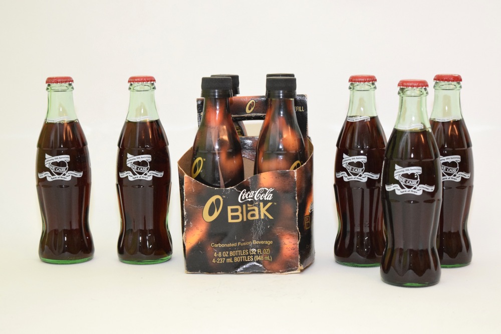 Collection of Coke Bottles