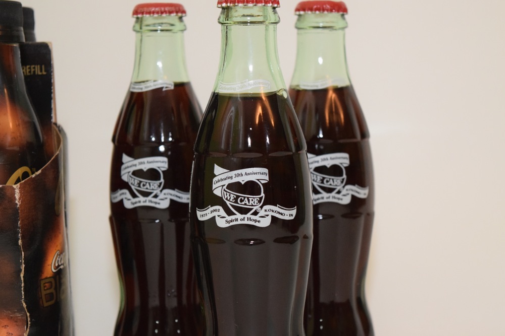 Collection of Coke Bottles