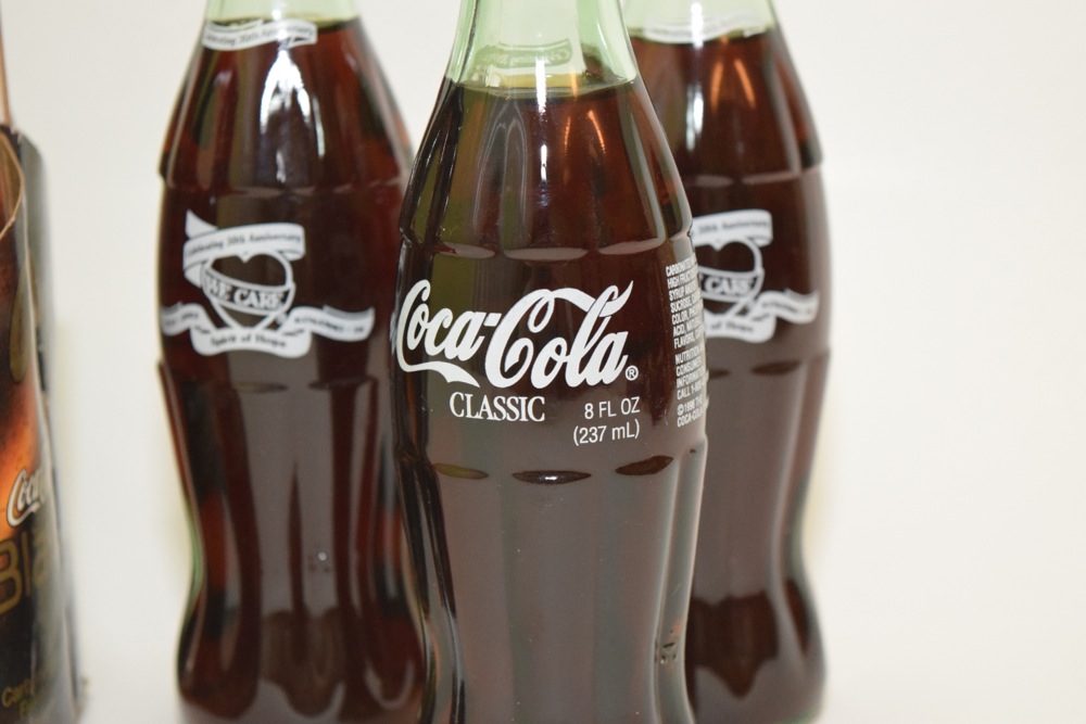 Collection of Coke Bottles