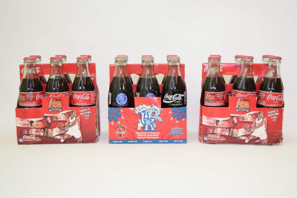 UK Basketball and Final Four St. Louis Coke Bottle Collection