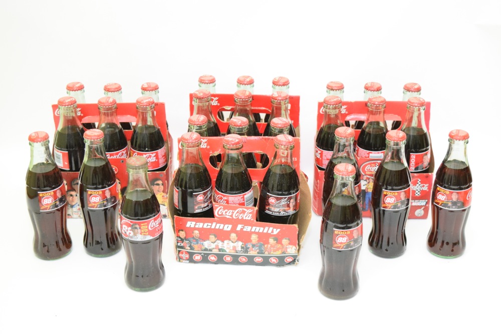 Nascar Themed Coke Bottle Collection