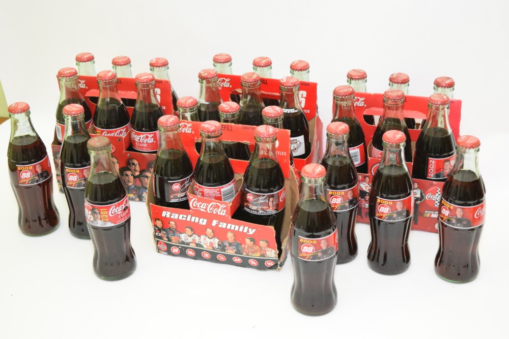 Nascar Themed Coke Bottle Collection