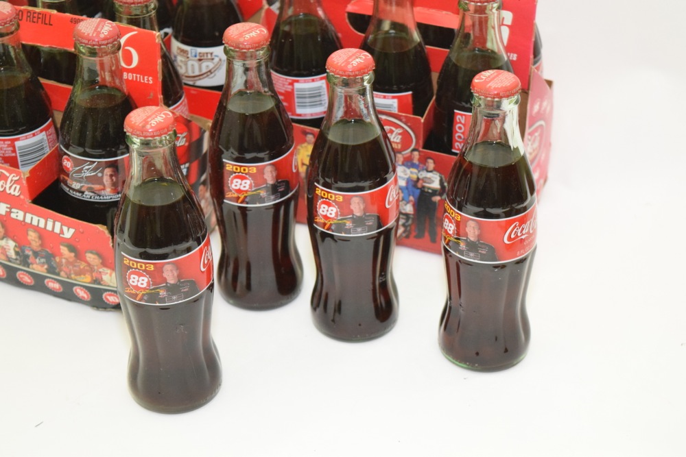 Nascar Themed Coke Bottle Collection