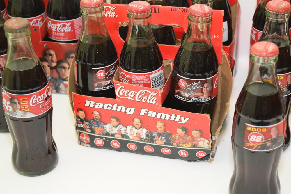 Nascar Themed Coke Bottle Collection