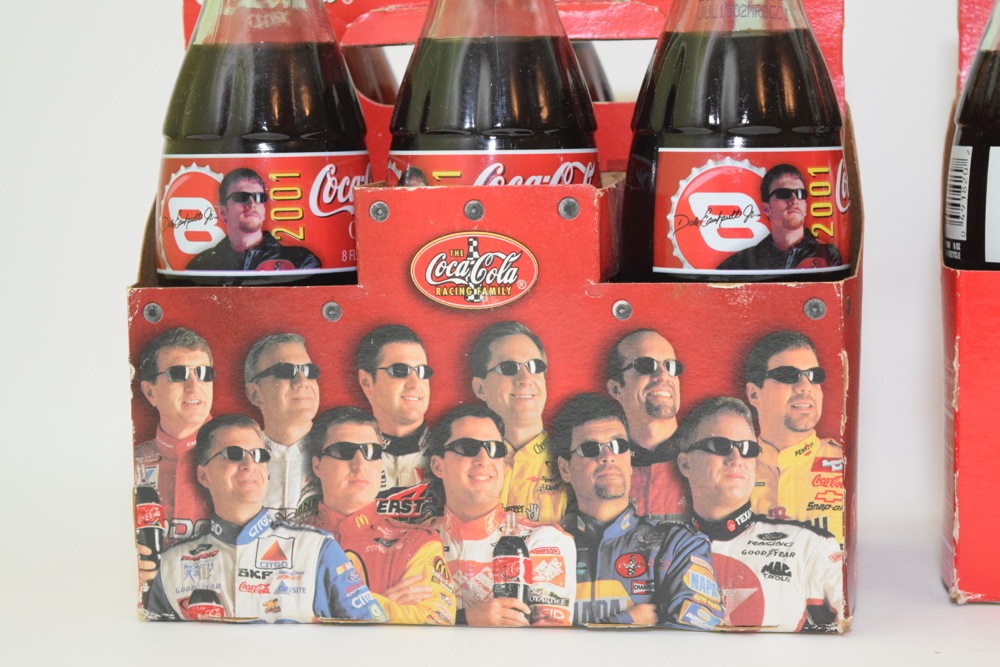 Nascar Themed Coke Bottle Collection