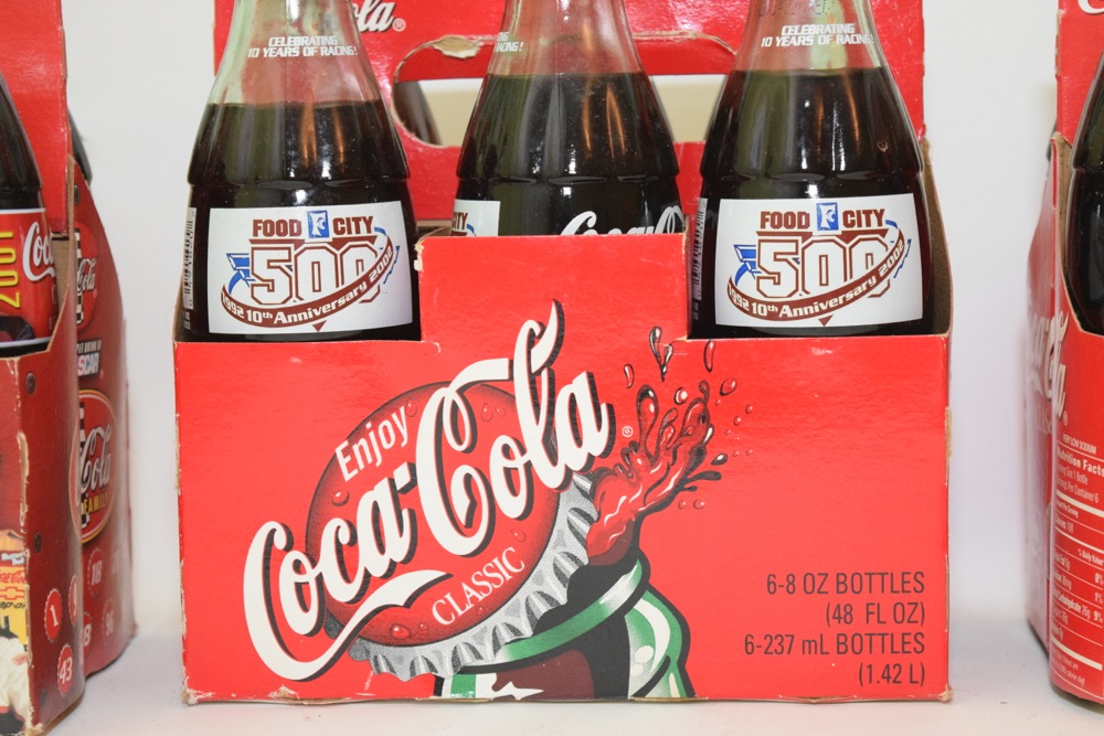 Nascar Themed Coke Bottle Collection