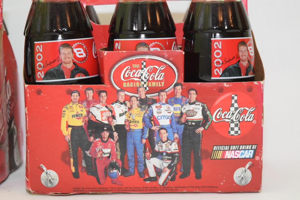 Nascar Themed Coke Bottle Collection