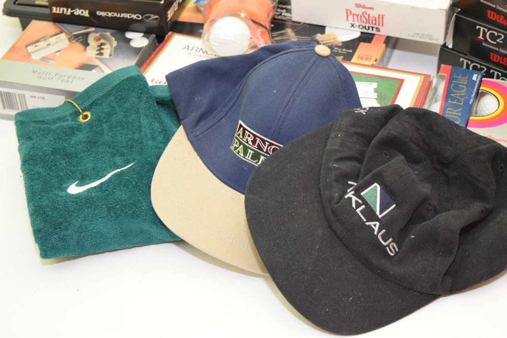 Collection of Golf Balls and Accessories