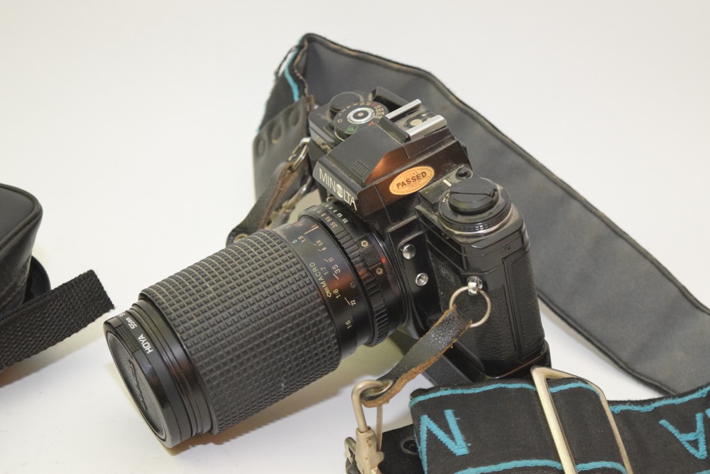 Minolta X-700 35mm Film Camera and Accessories