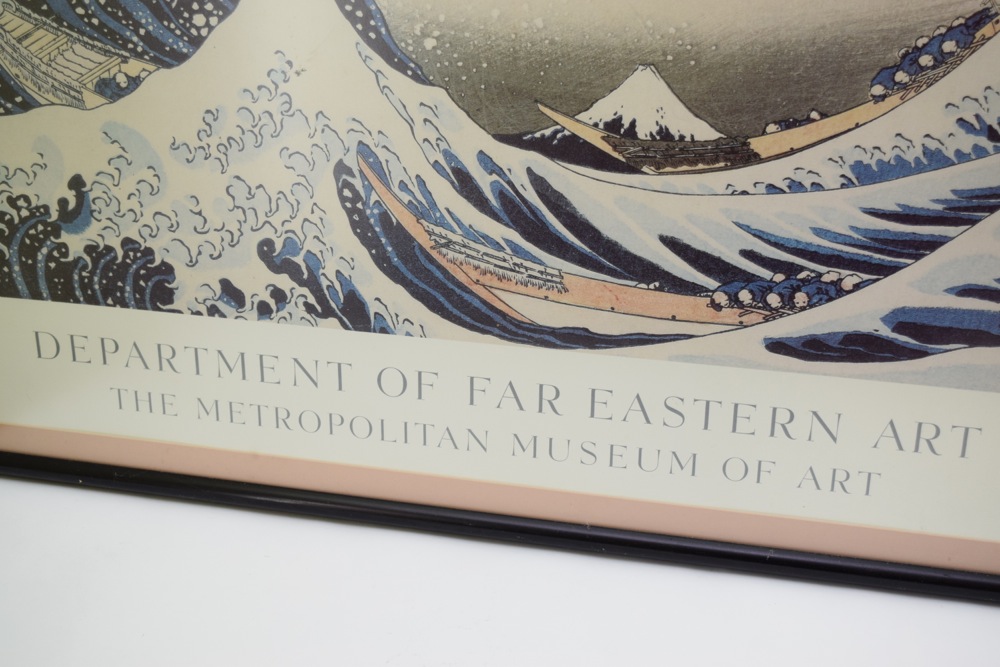 Poster of  "The Wave" Woodblock from The Metropolitan Museum of Art