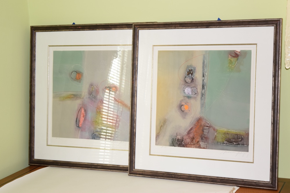 Pair of Original Paintings in Frame