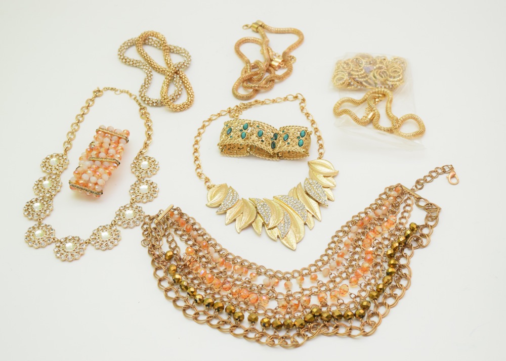 Gold Tone Costume Jewelry