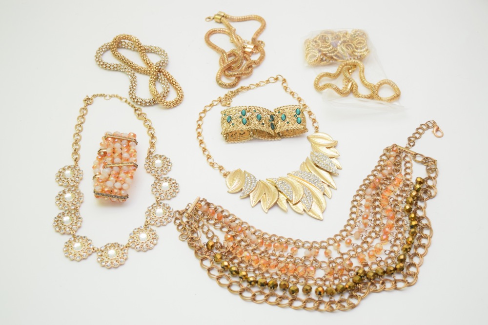 Gold Tone Costume Jewelry