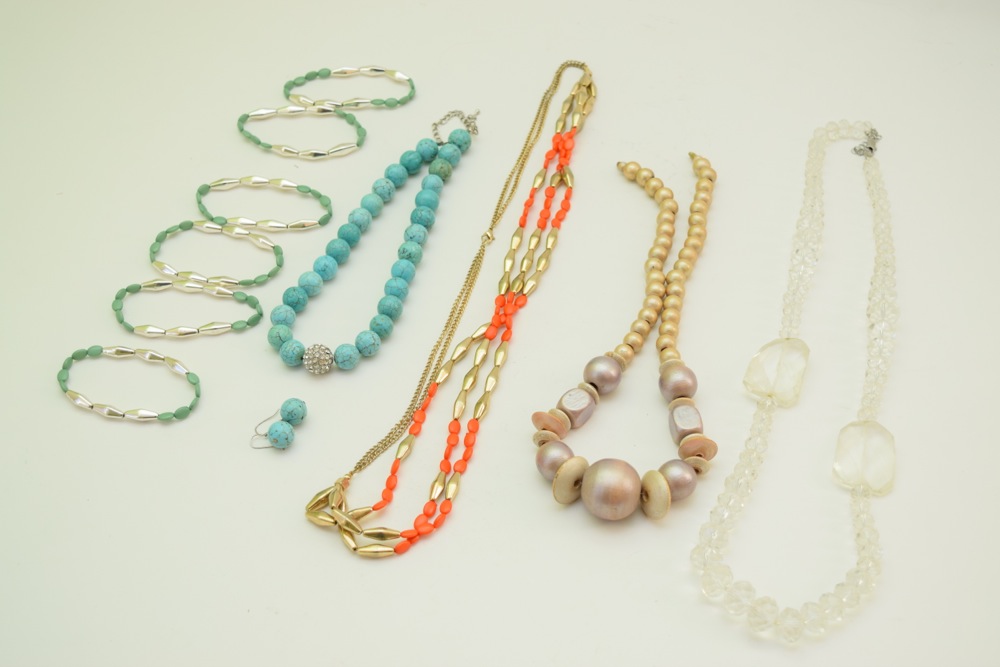 Collection of Beaded Costume Jewelry