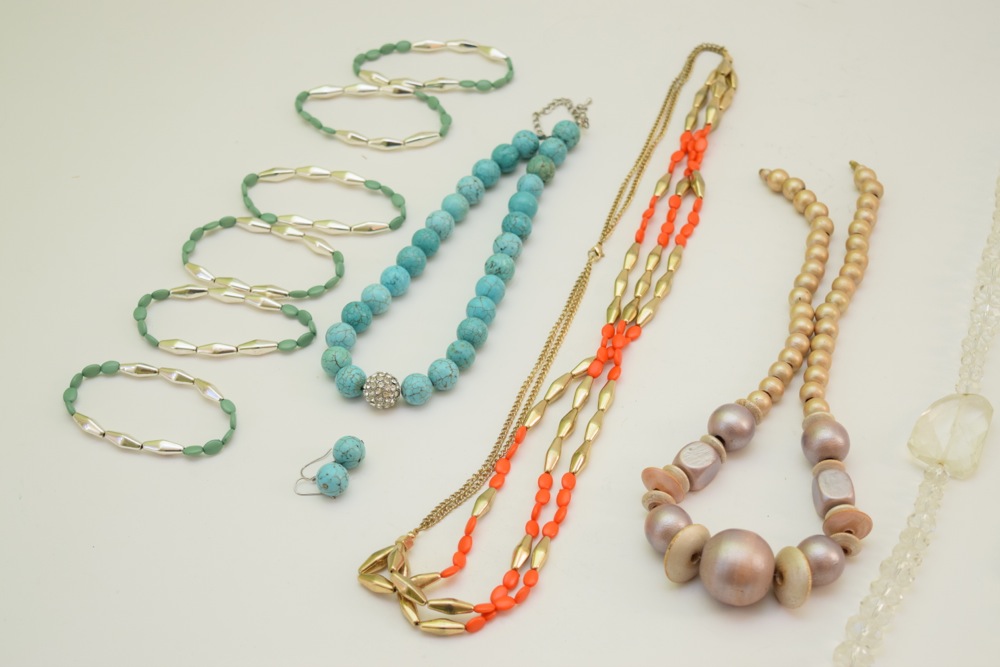 Collection of Beaded Costume Jewelry