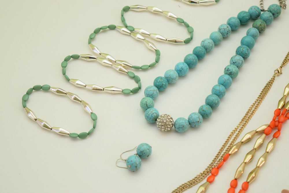 Collection of Beaded Costume Jewelry