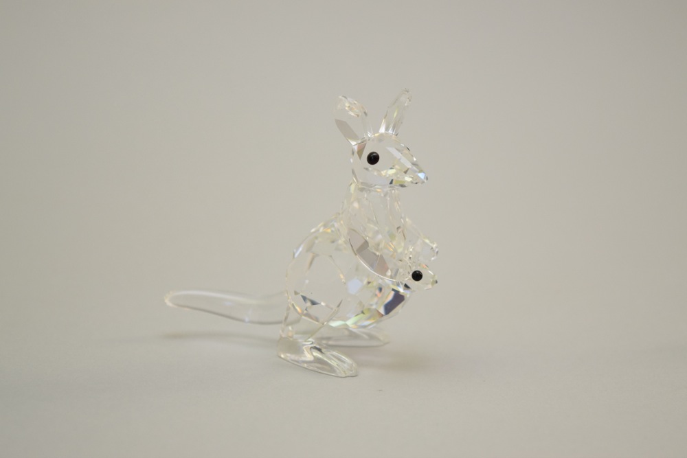 Pair of Swarovski Figurines, Including Kangaroo and Koala