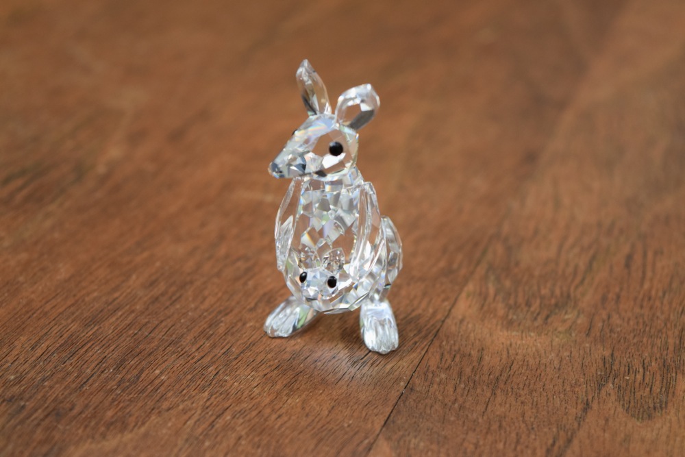 Pair of Swarovski Figurines, Including Kangaroo and Koala