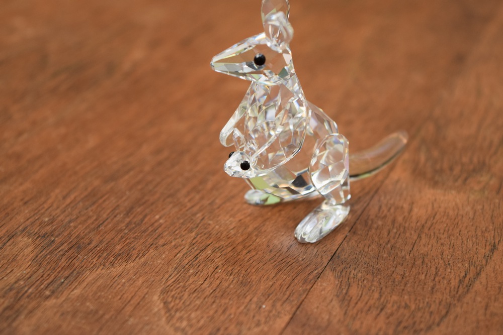 Pair of Swarovski Figurines, Including Kangaroo and Koala